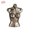 Chrome Big Bust Female Plastic Hanging Mannequin/ Body Form With Metal Hook(812-02- Golden/ Pearl Black /Chrom silver)