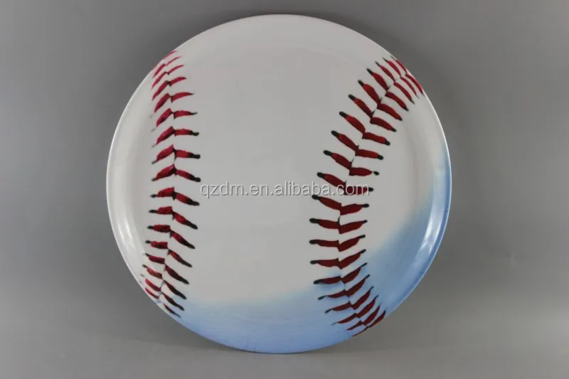13" Melamine Tennis Dinner Plate Sports goods