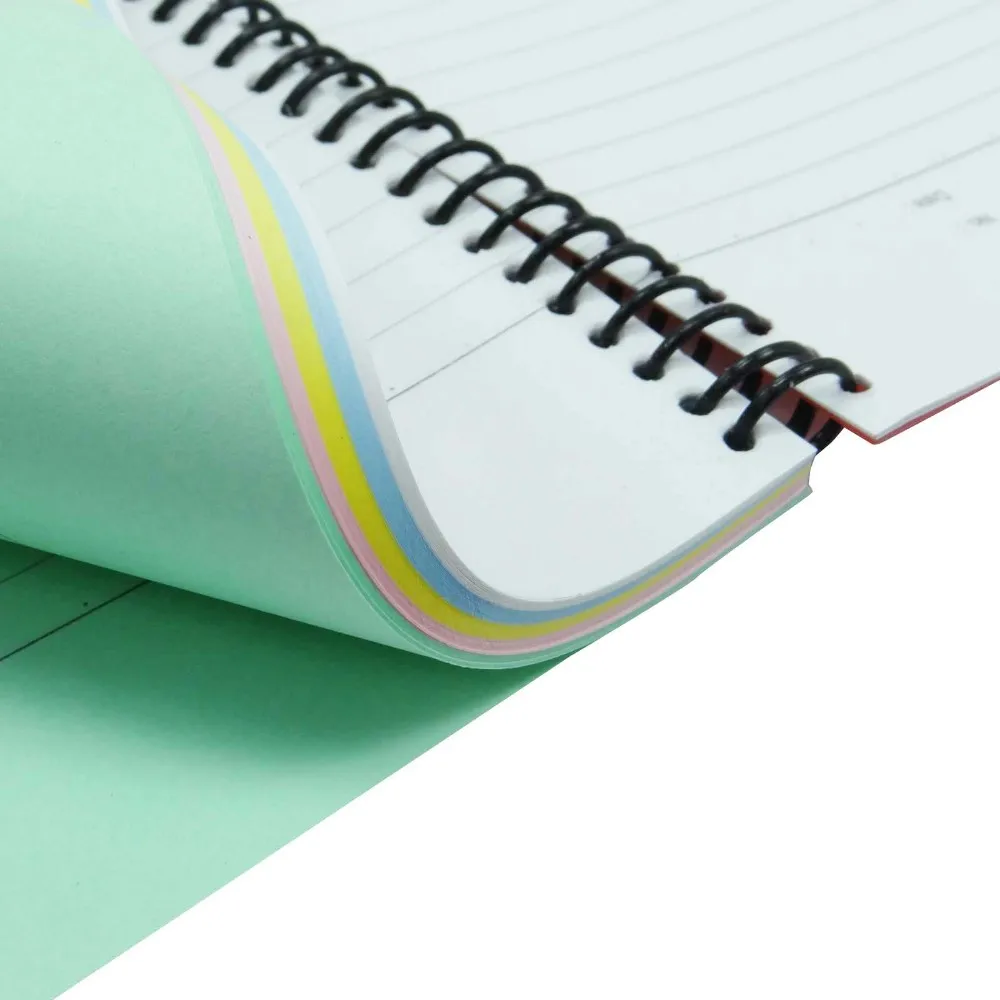A4 Plastic Cover Spiral Notebook With Colored Index Tab Divider Buy