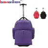 Factory brand pro laptop backpack on wheels, weekend business trolley laptop bag