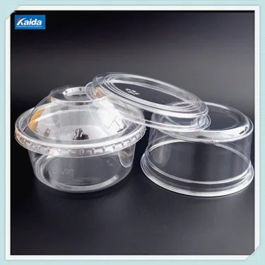 8oz 360ml Plastic Deli Food Container With Dome Lid And Flat Lid Clear ...