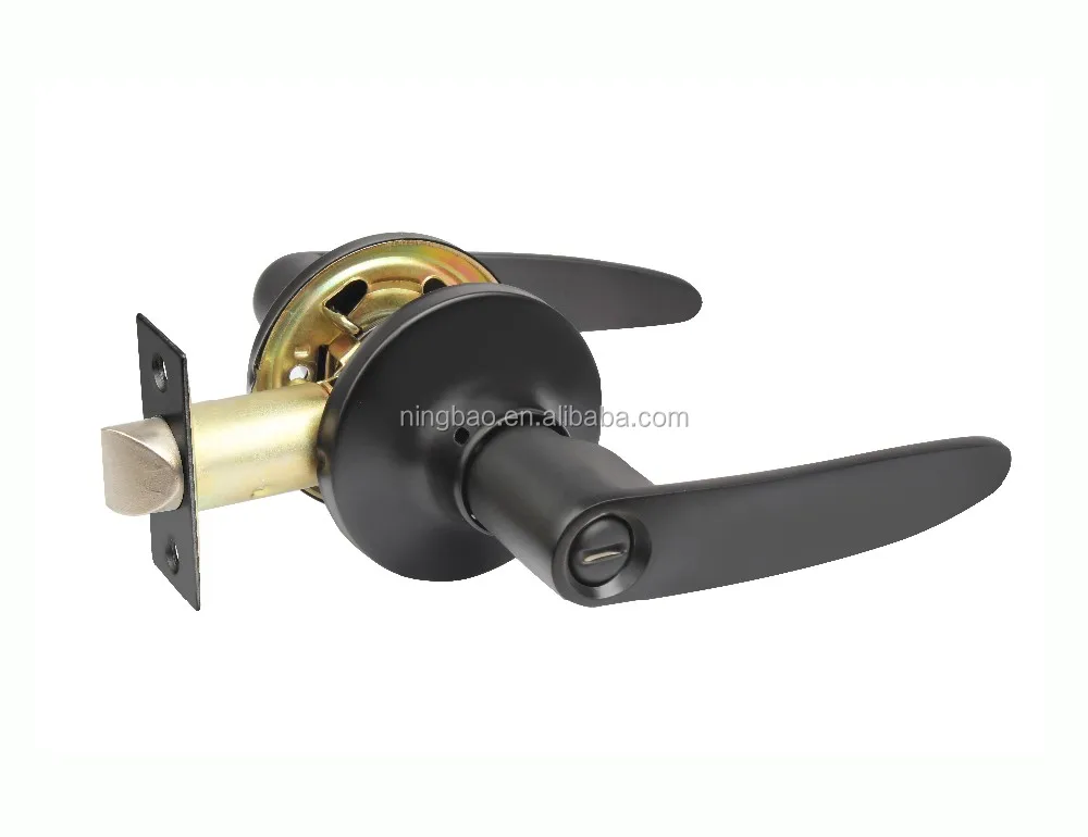 Lock Handle Matt Black Entry Entrance Set Lever Lock Matte Black Lock