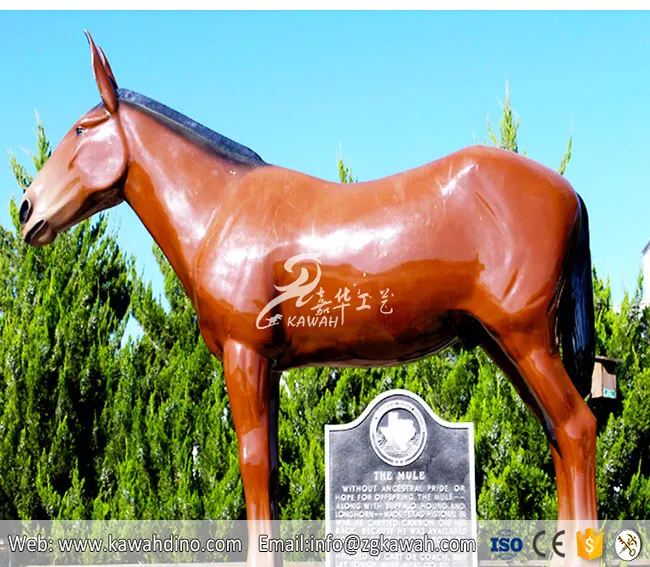 life size resin horse