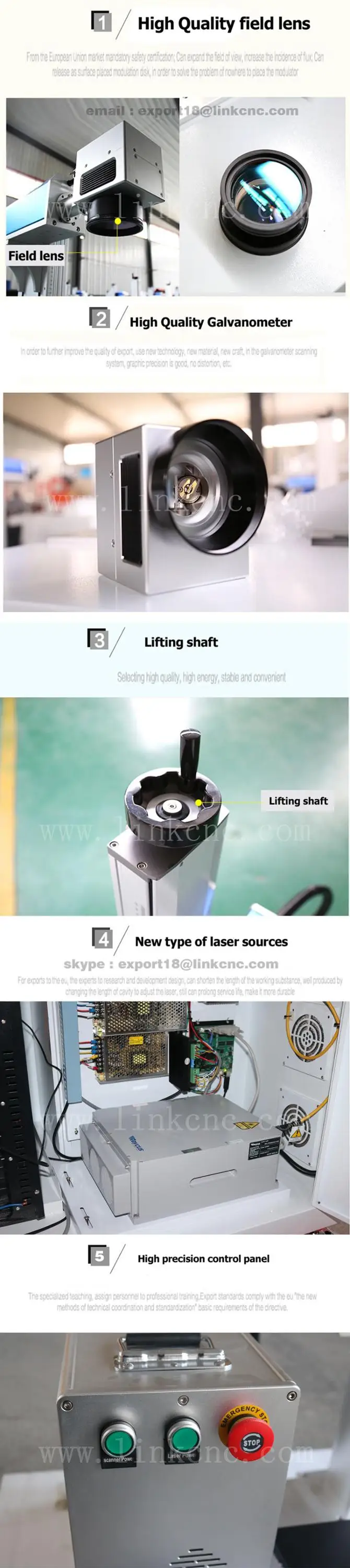Brand New 30W Fiber Metal Engraver , Laser Marking Machine