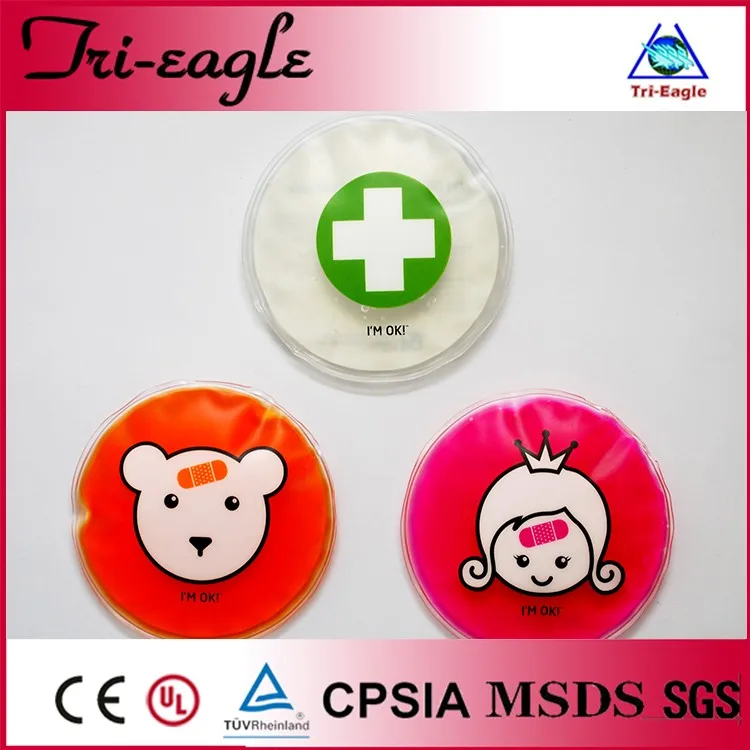 Promotional Slip Shape Reusable Round Gel Ice Packs With Logo Buy Ice