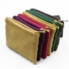 professional customizable high quality custom cotton canvas zipper pouch