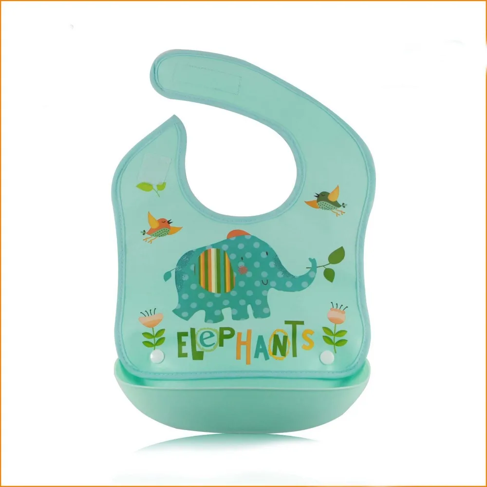 Tpe Safty Material Waterproof Baby Bib - Buy Baby Bib,Tpe Safty ...