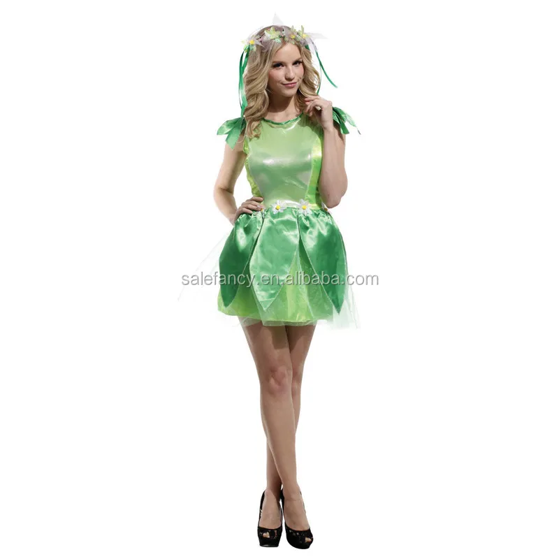 Green Fairy Costume Adult Fancy Dress Costume