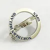 promotional zinc alloy custom silver rotatable enamel keychains