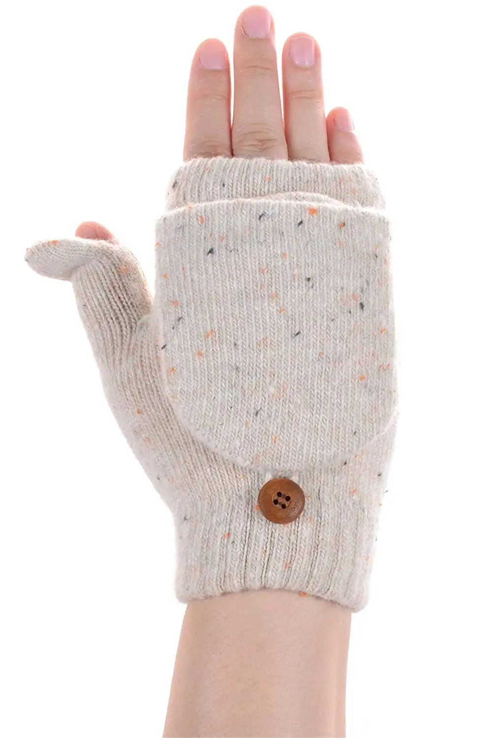 WindGoal Cute Boys Girls Kids Winter Knitted Warm Whole Covered Finger Mittens Gloves