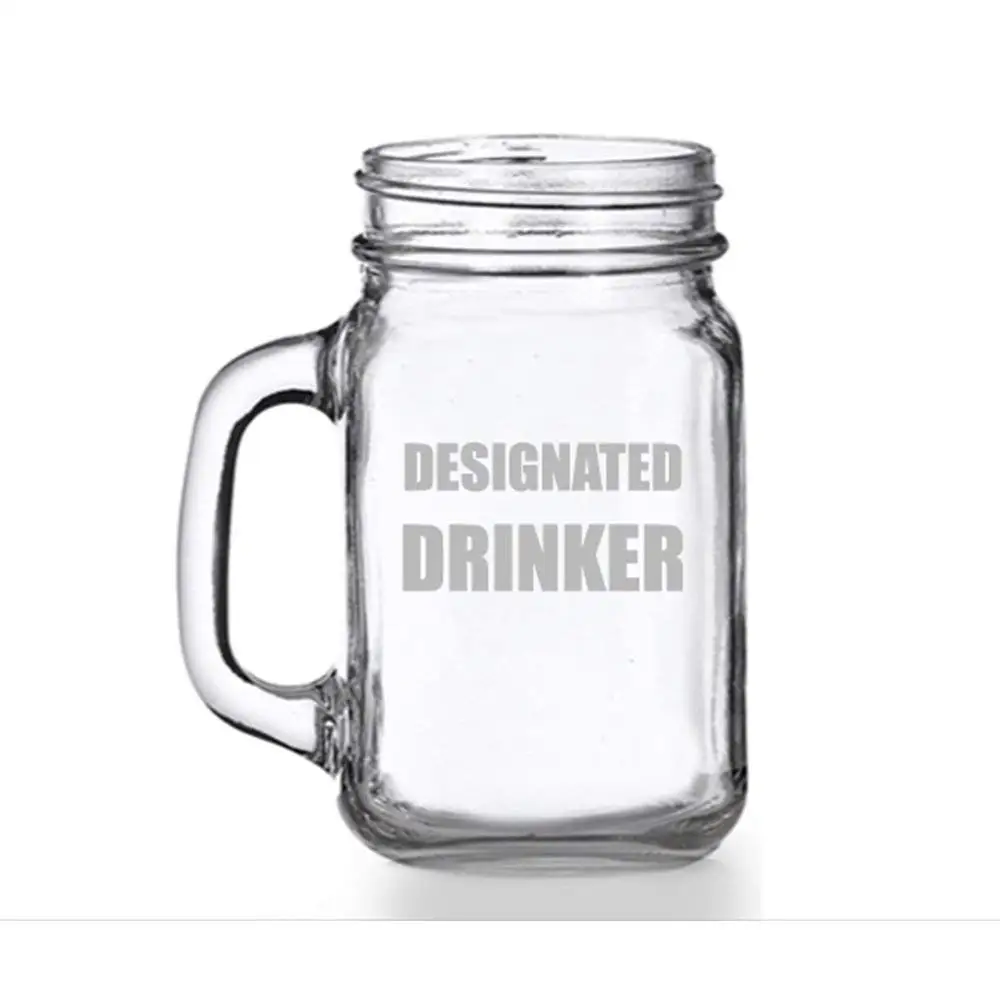 Designated Drinker Mason Jar Mug