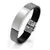 Latest designs fashion lucky infinity charm leather bracelet high quality wristband hip hop jewelry