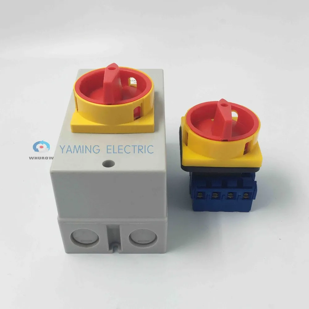 Electric Main Disconnect Switch Waterproof Rotary Encoder Switch 32a 4 ...