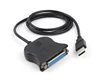 USB 2.0 to 25Pin DB25 Female Parallel Cable Adapter for Printer PC