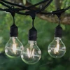 Wholesale waterproof 110v 220v outdoor decoration G80 20 led globe string lights