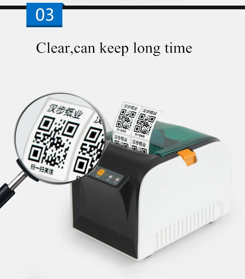 Gp3100tu Economic Mini Desktop Commercial 80mm Direct Thermal Label