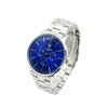 Clock movement system relojes luxury customized watch logo blue dial color