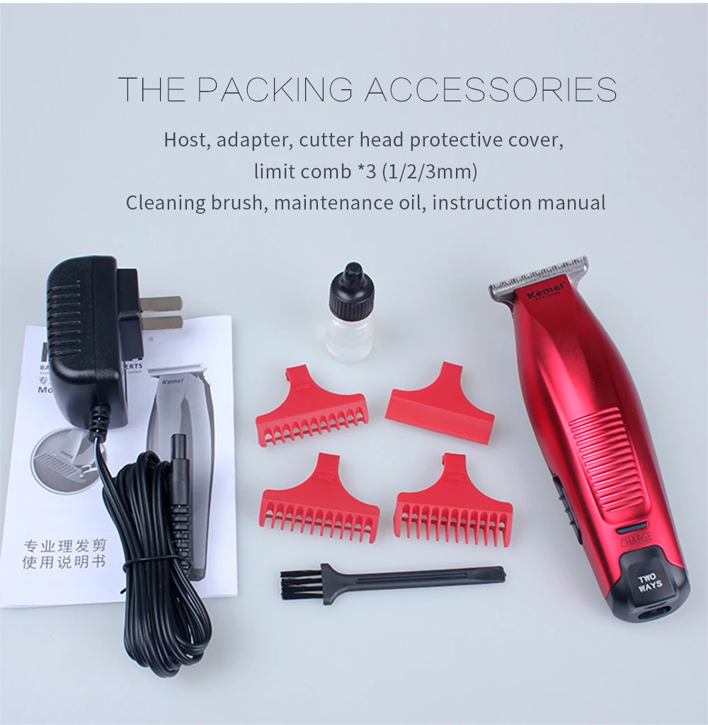 Kemei Rechargeable Hair Clipper&hair Trimmer For Sale Km5026 Wholesale