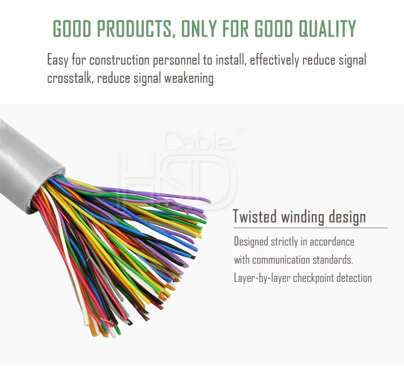 Utp Stp Cat3 Telephone Cable 1 2pair 2 10 20 25 30 Pair Pairs Copper