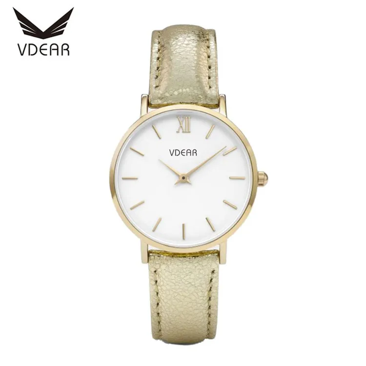 Ultra thin japan movt watch stainless 3atm water resistant ladies women