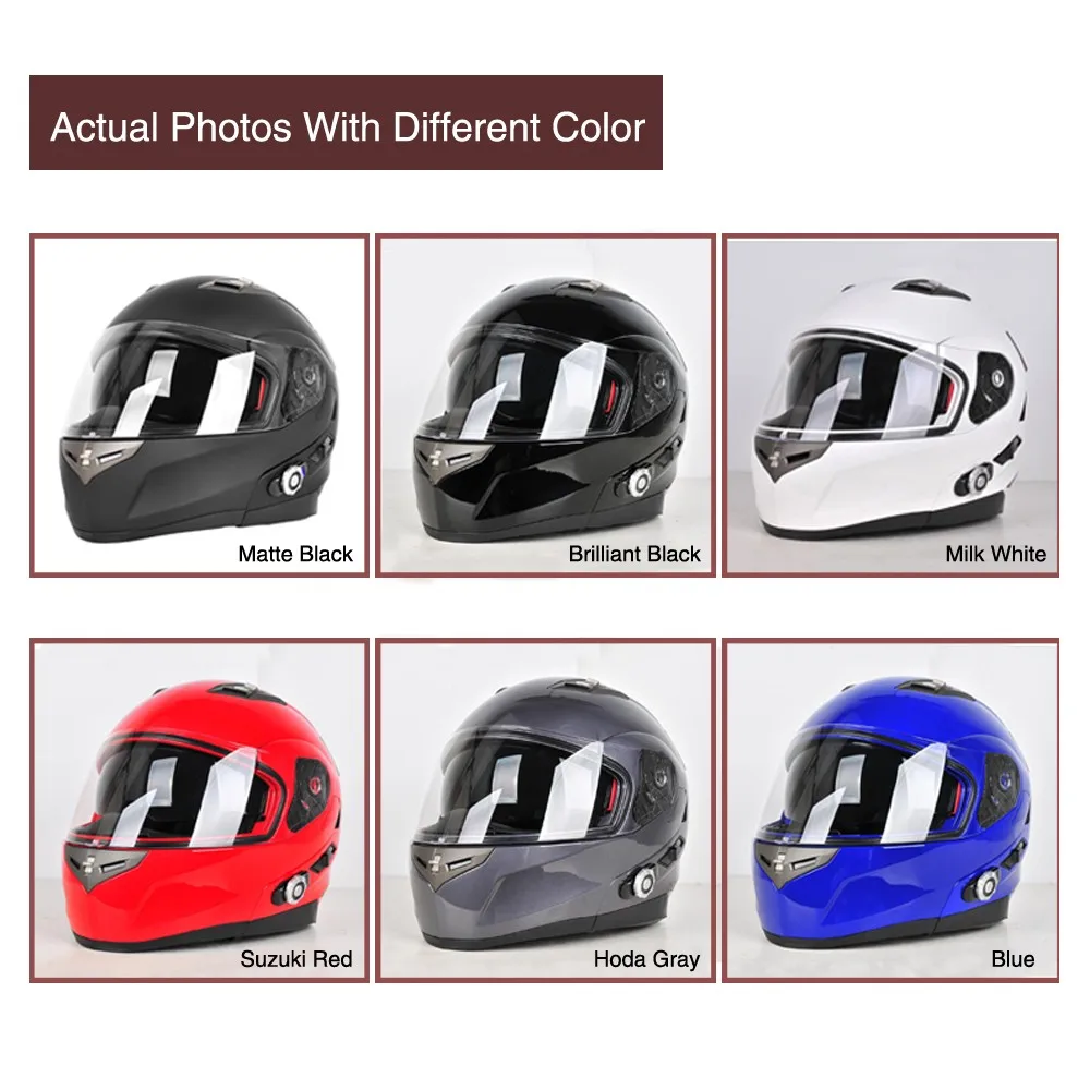 Freedconn Dot Motorcycle Helmet Bluetooth Motorcycle Helmet