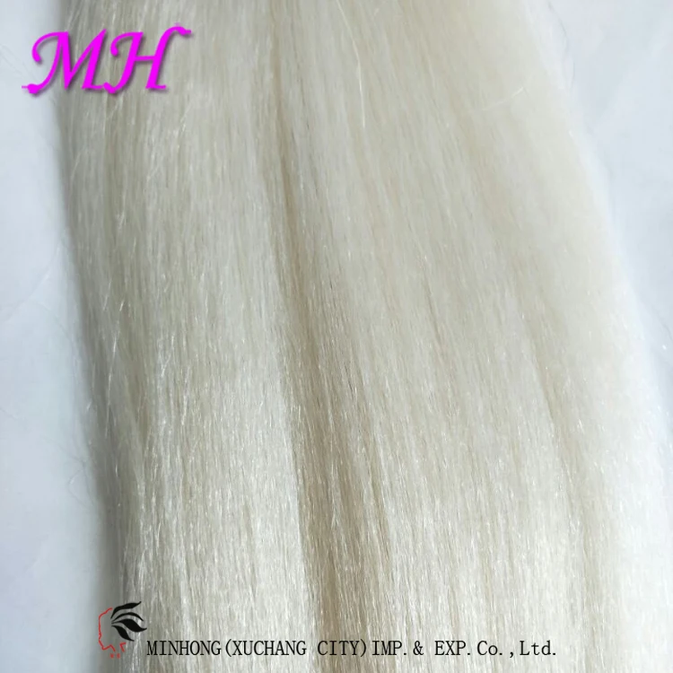 Best Material Natural White Yak Hair Double Drawn Can Be Used For Hair
