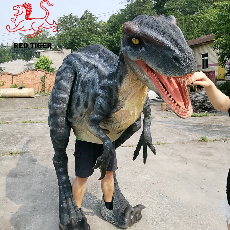 Animatronic Adult Real Mechanical Raptor Dinosaur Costume - Buy ...