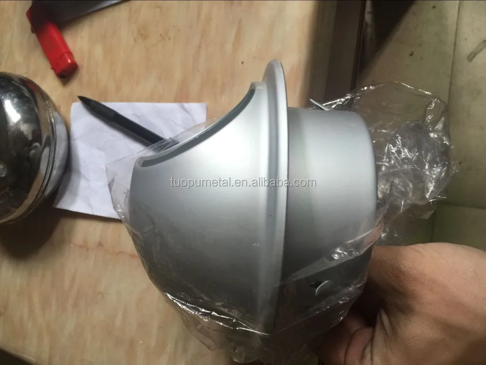 100mm Aluminum Air Vent Cap With Louvered And Screened Coating
