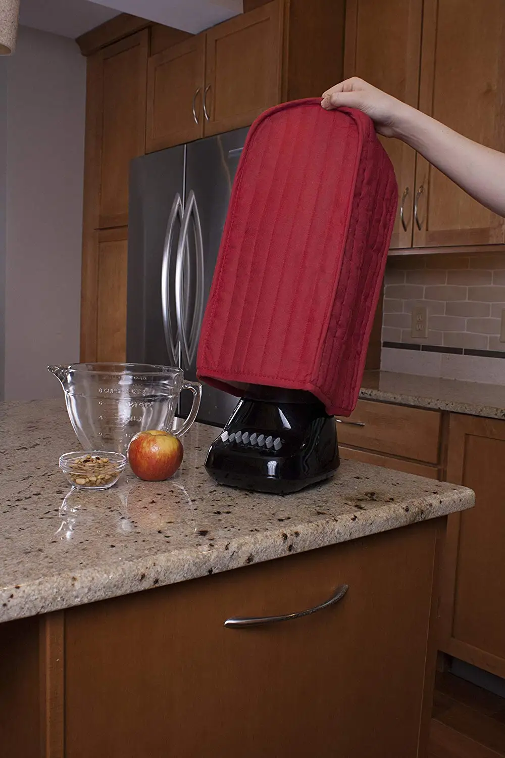 Dust Protection Cotton Quilted Blender Appliance Cover Buy Blender