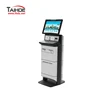 Multi-function customizable integrated self service check out kiosk with touch screen, printer, card reader
