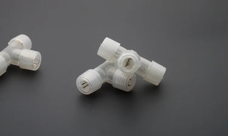T-Shape Connector for LED Rope Light 13mm 2 Wire Commercial Electrical Accessory 