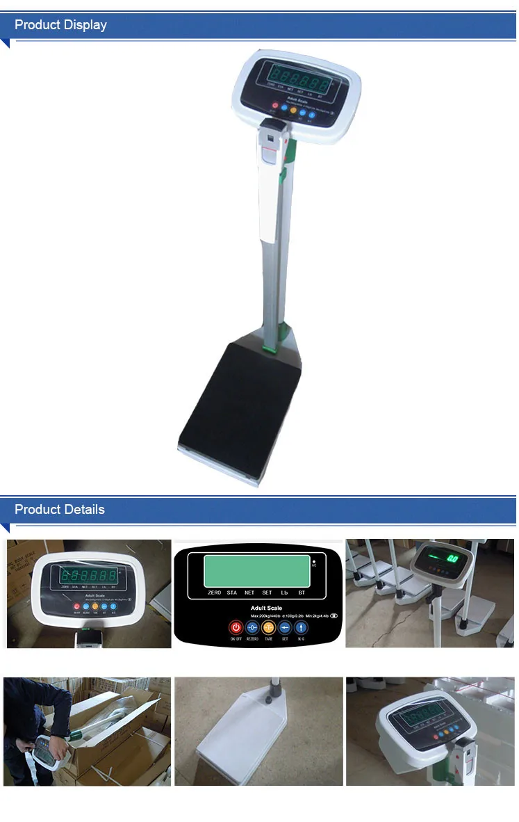 200kg Weight And Height Scale - Buy Height Scale,Weighing Scale,Weight