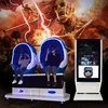 Commercial Indoor Playground!!!9D VR Egg Shell 9D VR Cinema With 2 Seats Of Exciting VR Games