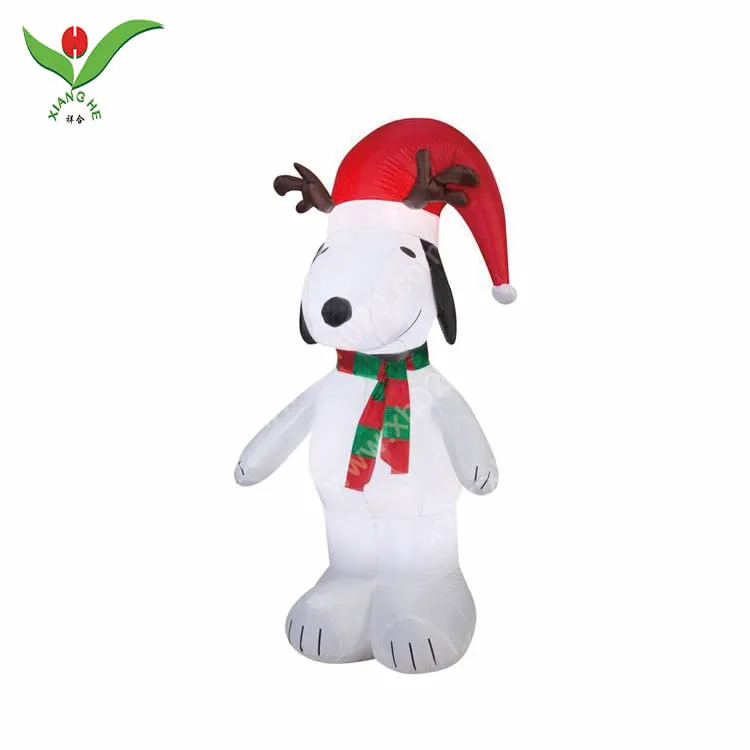 10ft Tall Different Style Light Weight Inflatable Snoopy For Christmas