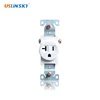 shanghai Linsky single receptacle 20A 125vac 60hz wired decorator single receptacle socket (SSRE-12)