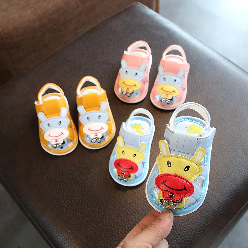 baby sandals with sound