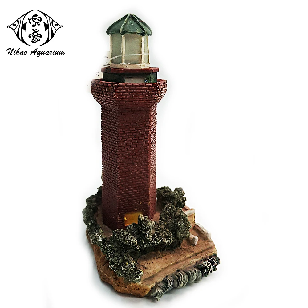 lighthouse aquarium decoration