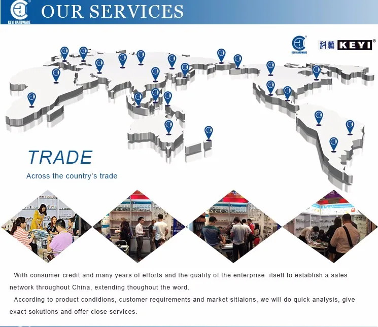 KXZ14 high quality luxury aluminium accessories door and window handle