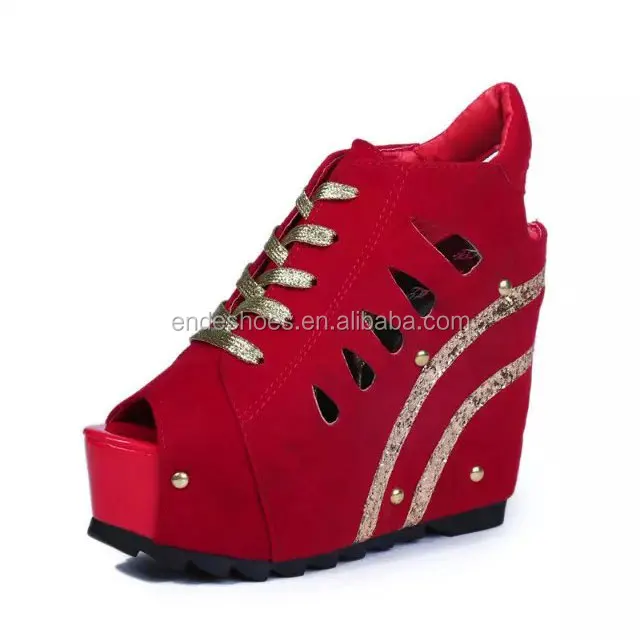 new model fashion women shoes high heel sexy ladies wedge shoes