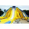 New design amazing largest inflatable water slide with double inflatable slip n slide