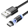 Customized Logo 360 Degree Rotating 3 In 1 Magnetic Nylon Braided Fast Usb Charging Cable