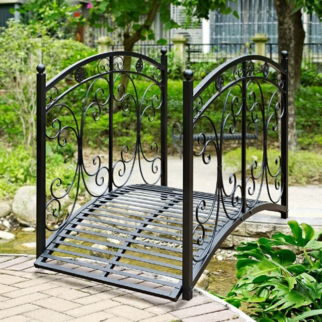 Antique Amazing High Quality Wrought Iron Garden Bridges For Hot Sale Buy Wrought Iron Garden Bridges Antique Wrought Iron Garden Bridges Metal Garden Bridge Product On Alibaba Com