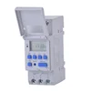Electronic Weekly 7 Days Programmable Digital TIME SWITCH Relay Timer Control AC 220V 230V 12V 24V 48V 16A Din Rail Mount THC15A