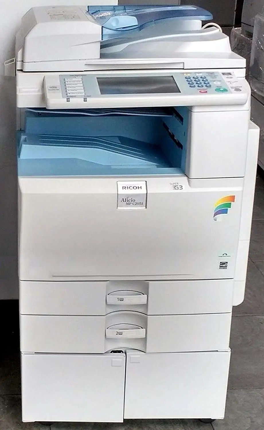 Get Quotations · Ricoh Aficio MP C2051 Color Multifunction Copier - 20ppm,  A3/Tabloid-size,