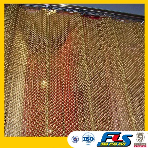 Metal Coil Drapery For Hotel Ceiling Fireplace Mesh Curtain Buy