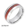 8MM Men Deep Lines Design Ring Tungsten Carbide Ring Size 4 - 16