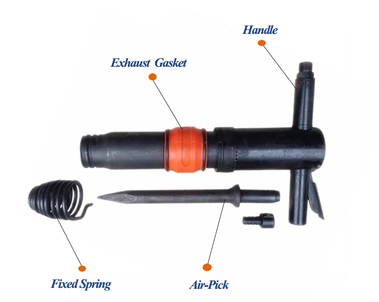 Pemasok Cina G10 Pneumatic pionjar 120 jack hammer harga