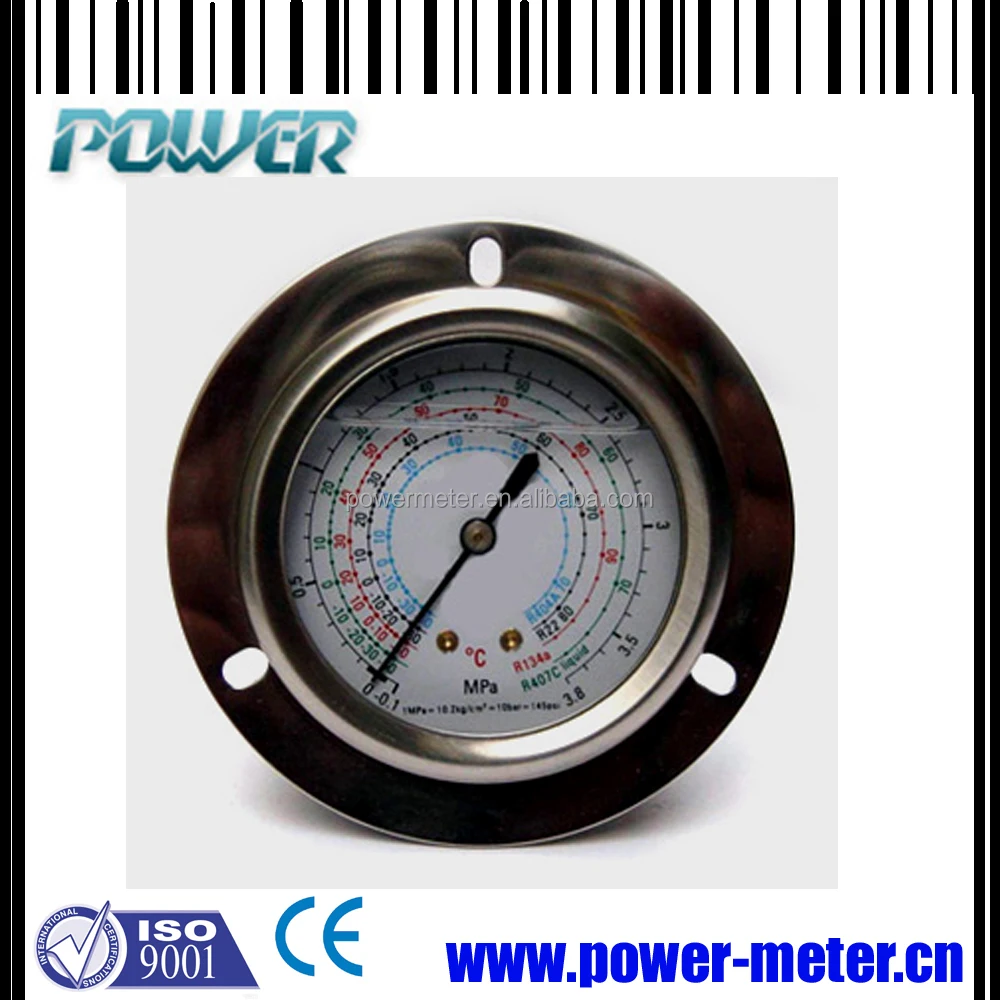 Oil Filled Freon Refrigerant Pressure Gauges Manometer Buy