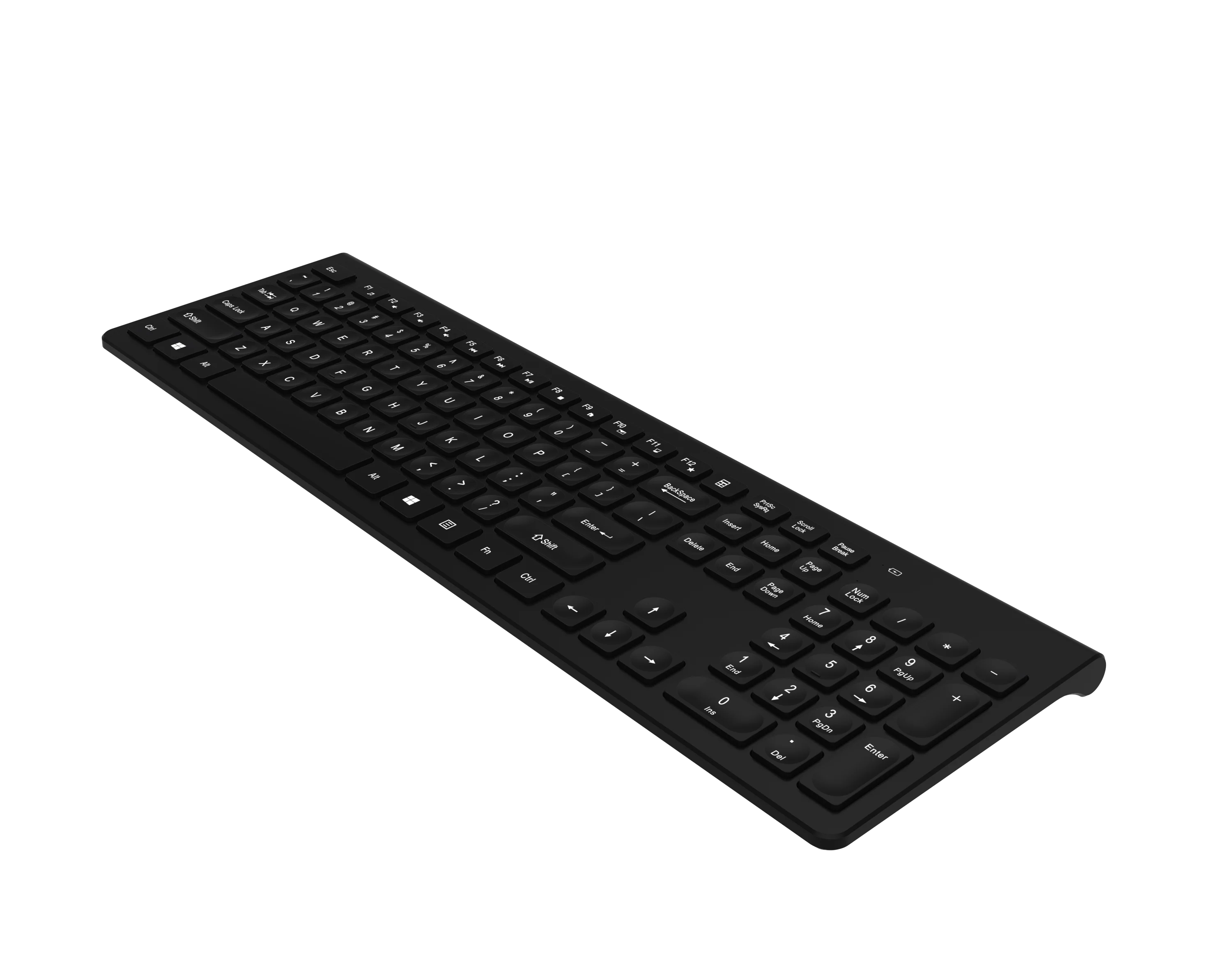 105 keys usb plug silicone wired keyboard for us uk fr it es