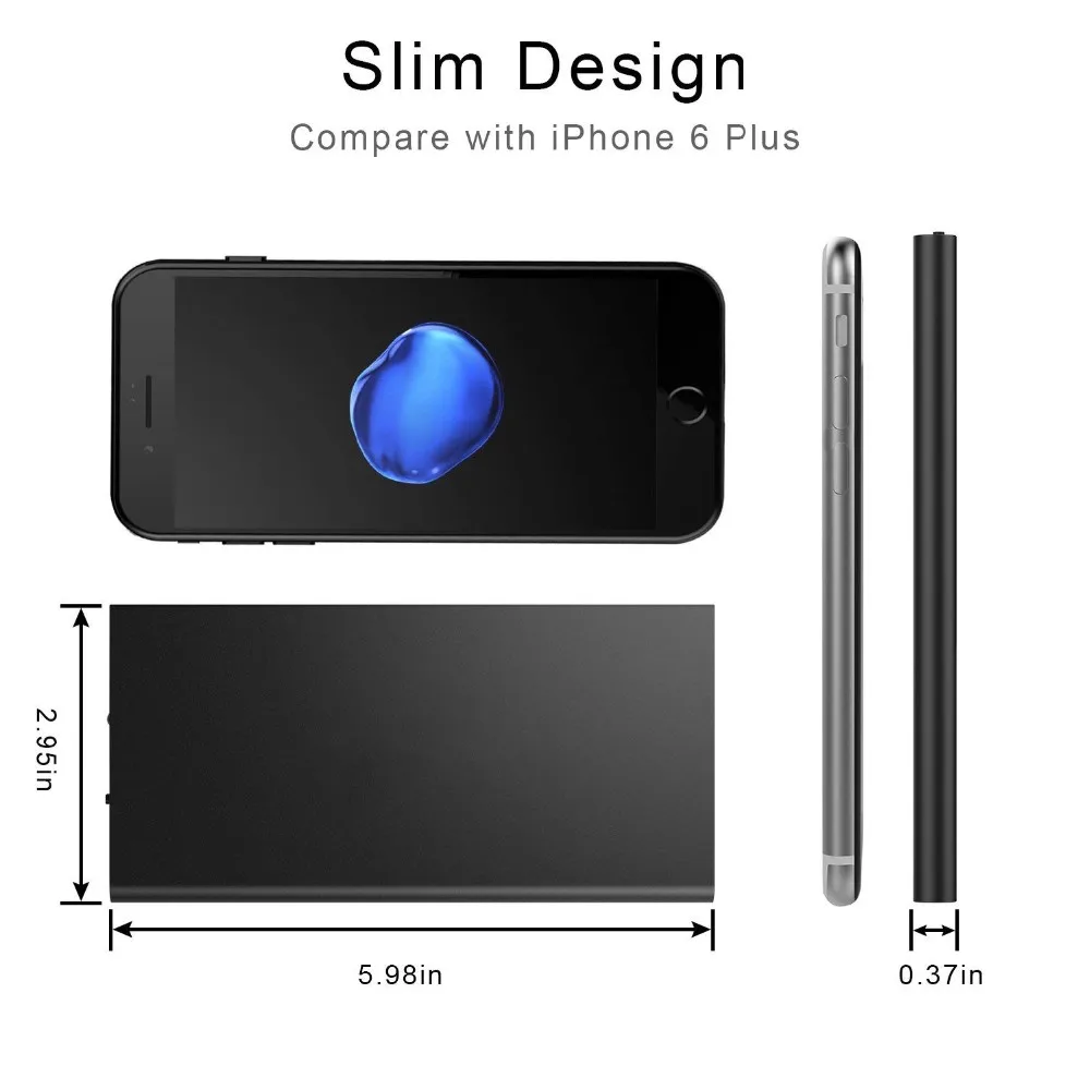 GETIHU Power Bank 10000mAh Portable Charger For Samsung For Xiaomi External Battery Powerbank 10000 mAh Poverbank - ANKUX.COM